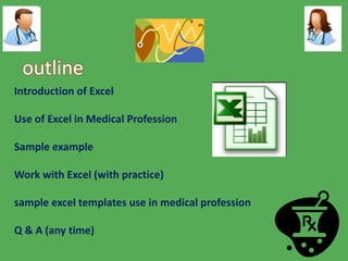uses of microsoft excel in healthcare