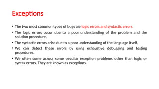 Basics of Exception Handling in Object Oriented Programming.pptx