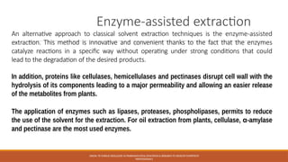Basics of extraction method and principle | PPTX
