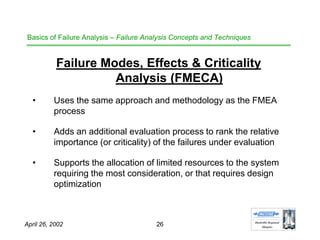 Basics of Failure Analysis | PDF