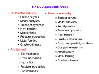 Fea Application Fundamentals of Finite Element Analysis. | PPT