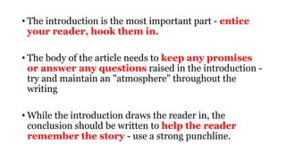 Basics of Feature Writing.pptx