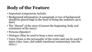 Basics of Feature Writing.pptx