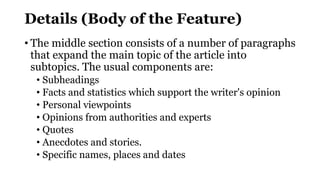 Basics of Feature Writing.pptx