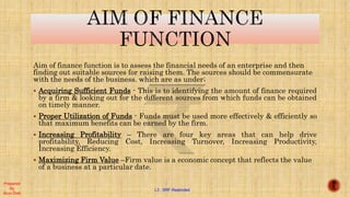 Basics of finance | PPTX