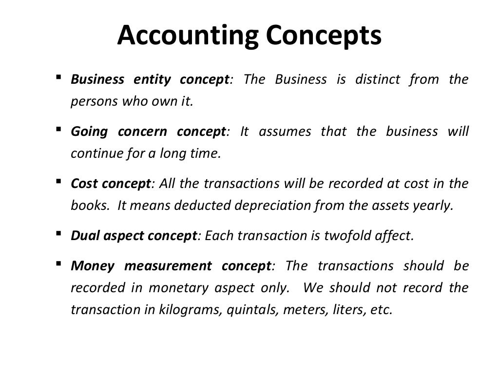 Basics of financial accounting