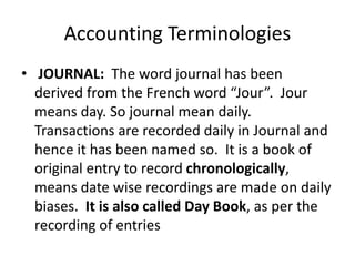 Basics of financial accounting part 2 of 2 | PPTX