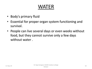 Basics of fluid therapy | PPTX