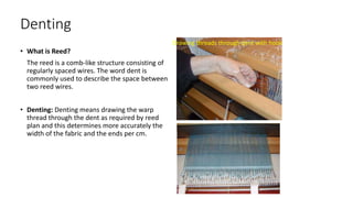 Basics of Fabric Manufacturing | PPTX