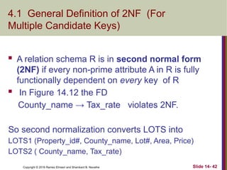 Navathe Normalization Solution Basics of Functional Dependencies and Normalization for Relational ...