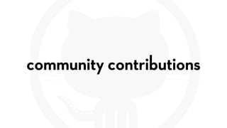 community contributions
 