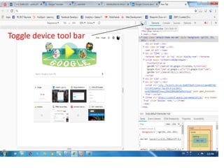 Basics of google chrome developer tools | PDF