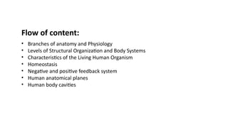 Introduction to the Basics of Human Anatomy and Physiology ...