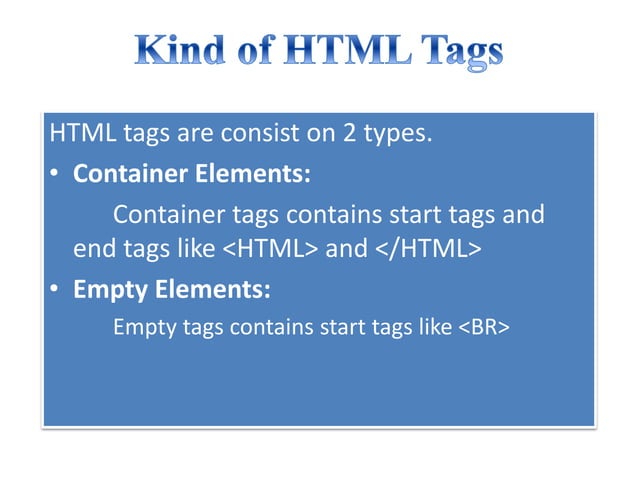 Basics Of Html 5 For Beginners Basics Of Html 5 For Beginners