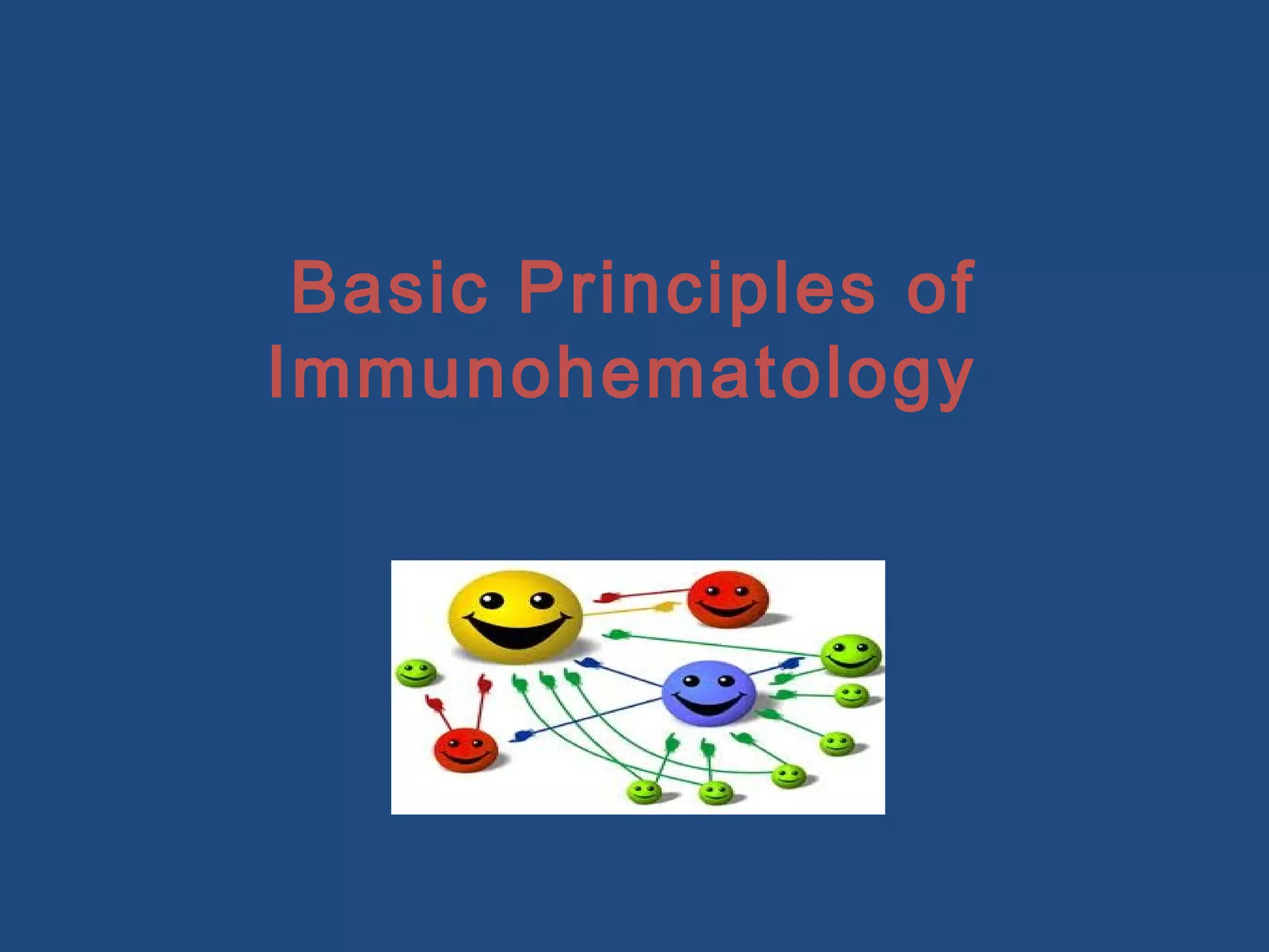 Basics of immunohematology - copy | PPT