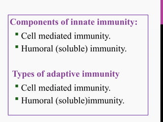 Comprehensive Overview of Innate and Adaptive Immunity Mechanisms | PPTX