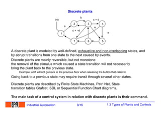 Discrete Process Control Basics of Industrial Automation.pdf