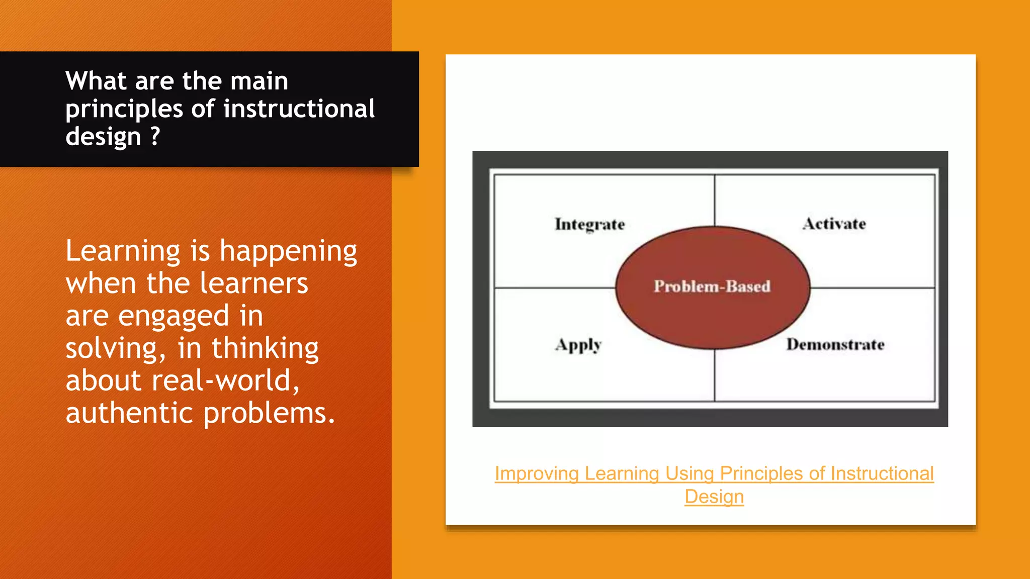 Basics of instructional design ppt