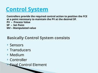 Control Instrument Class Basics of Instrumentation & Control.pptx