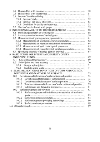 Basics of interchangeability | PDF