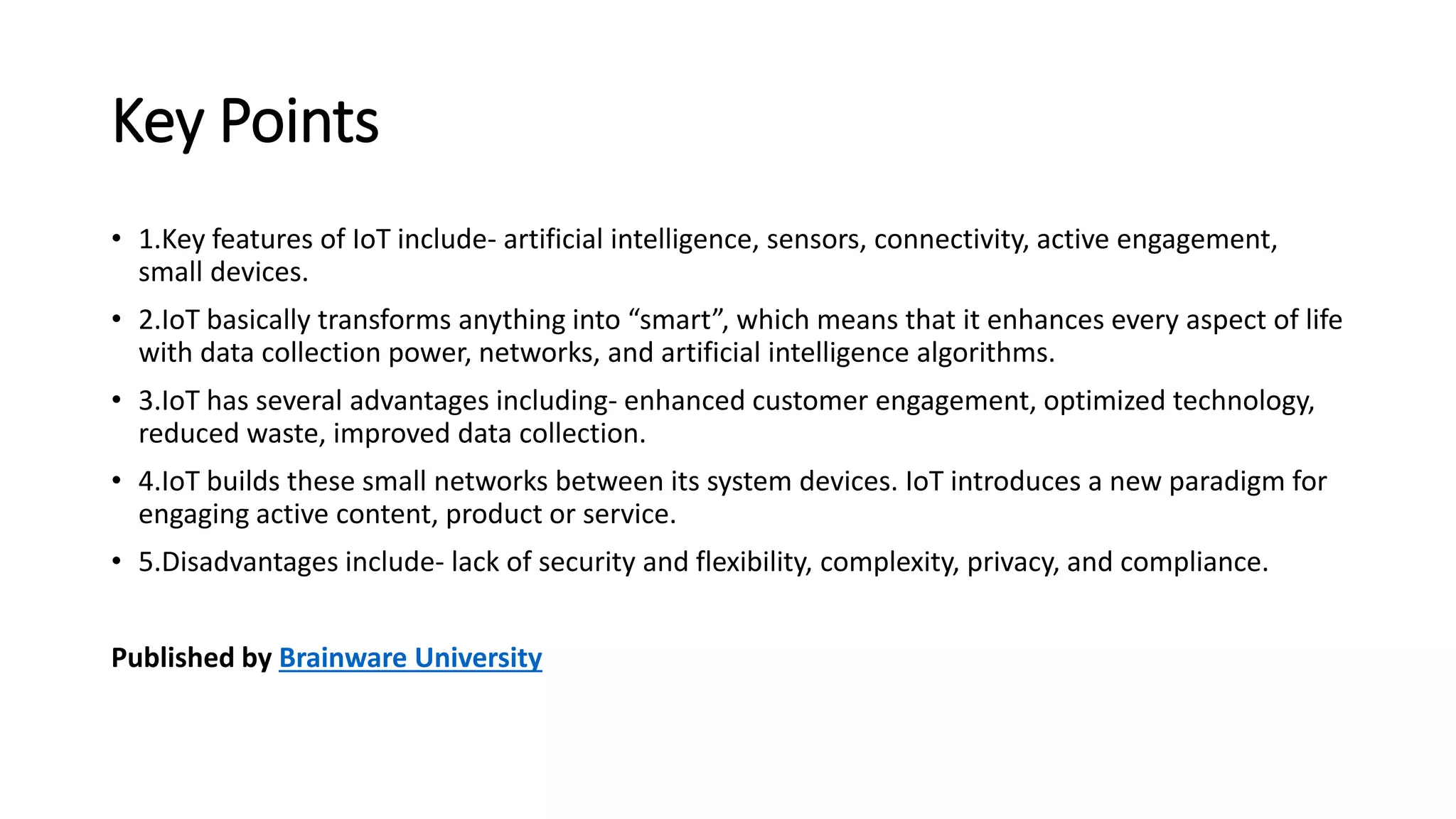 Basics of internet of things | PPT