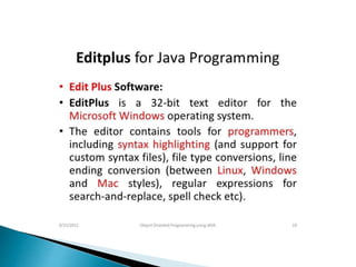 Basics of java | PPT
