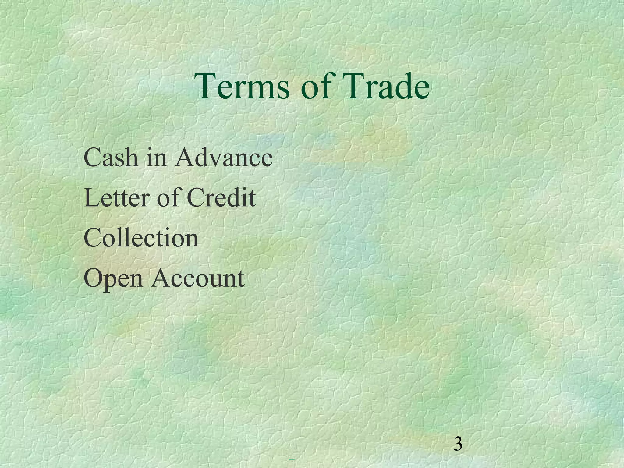 Basics of letters of credit | PPT