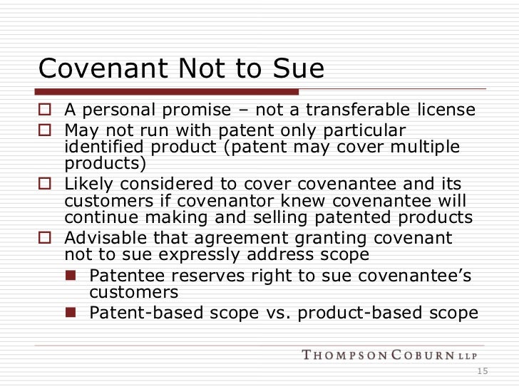 agreement not to sue template basics of licensing ip agreement not to sue template basics of licensing ip