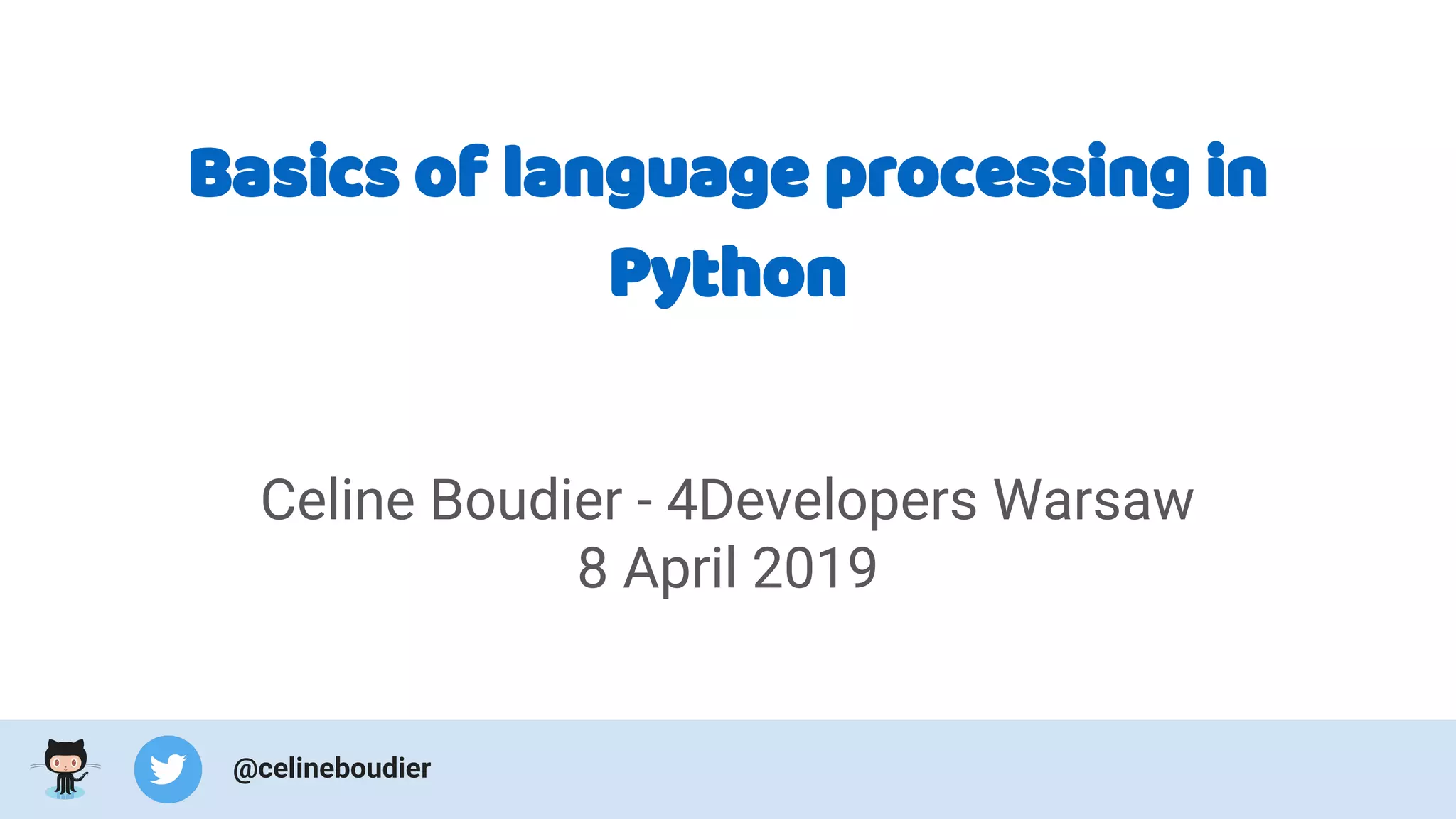 Basics of language processing in Python | PDF | Web Design and HTML ...