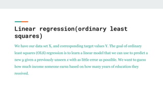 Basics of Machine Learning | PPT