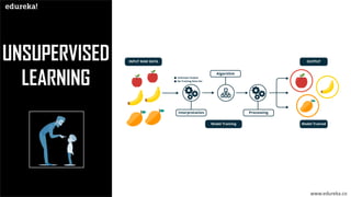 UNSUPERVISED
LEARNING
www.edureka.co
 