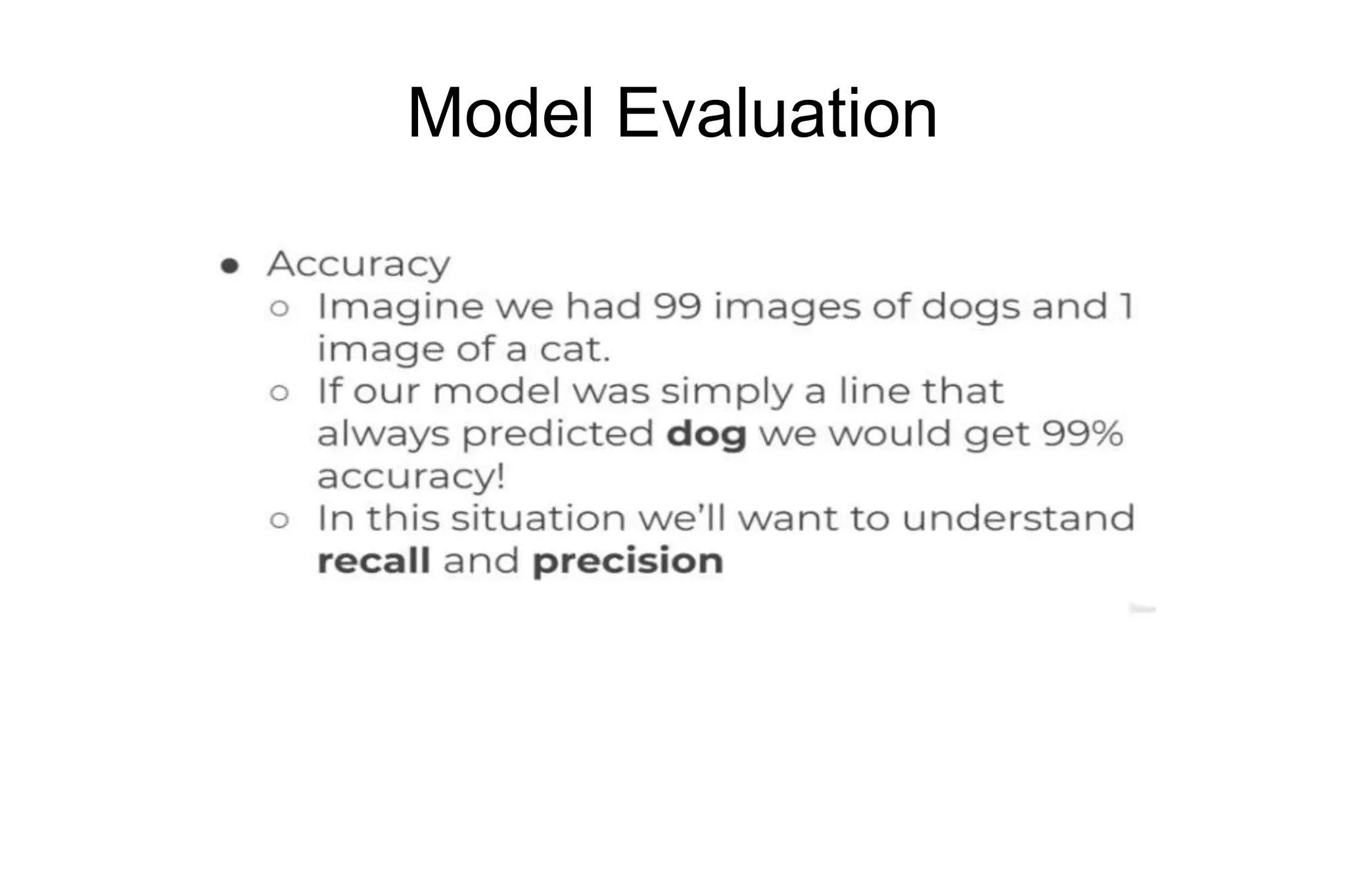Model Evaluation