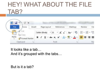 Basics of Microsoft Word | PPTX