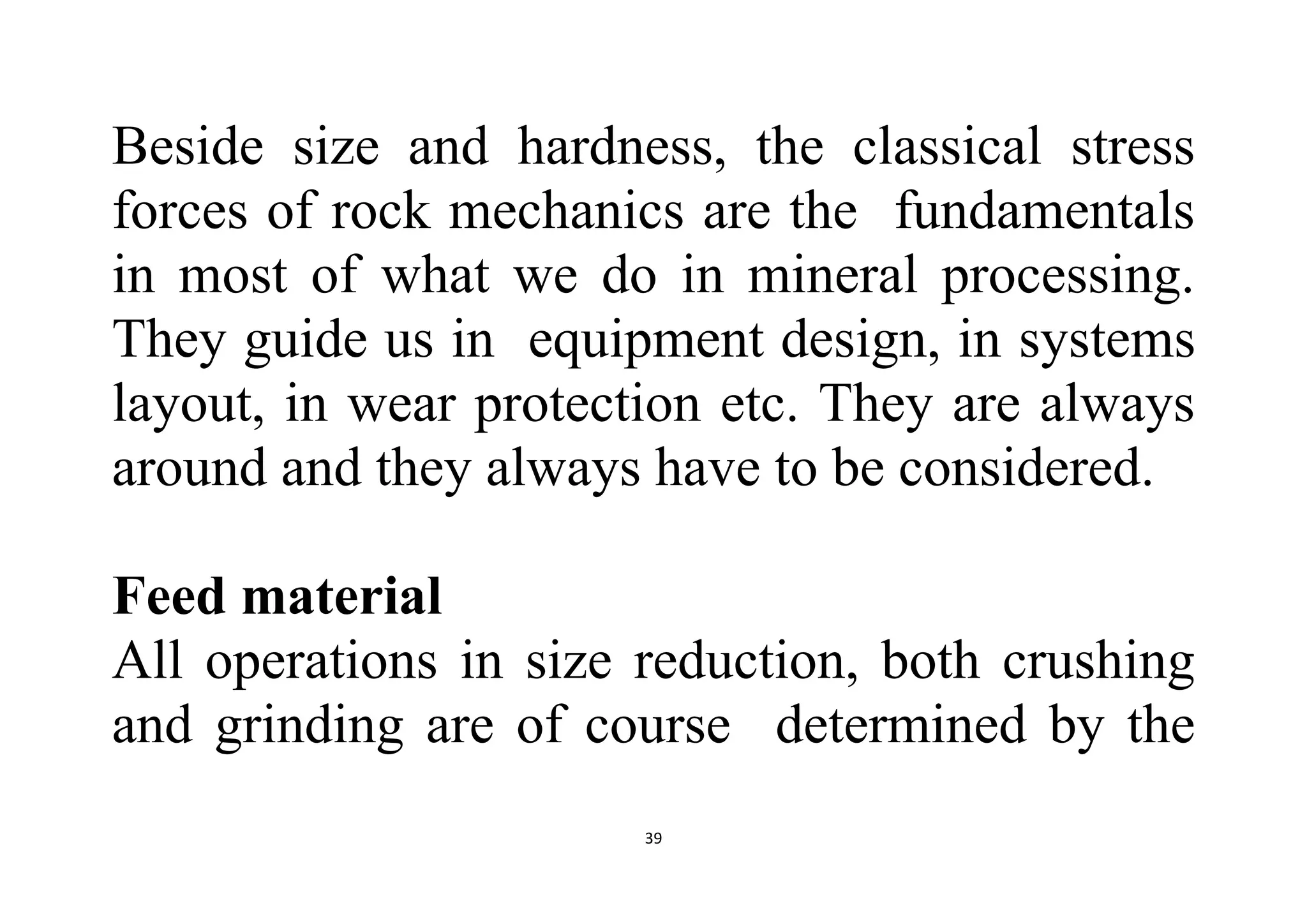 Basics of mineral processing | PPT
