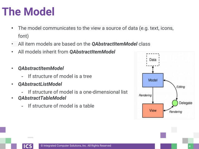 Basics of Model/View Qt programming | PPT