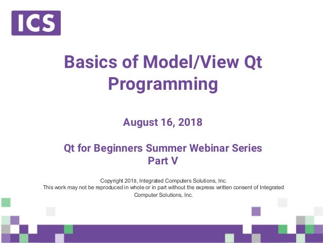 What Is Model View In Qt? _ Model View Controller in Qt application ...