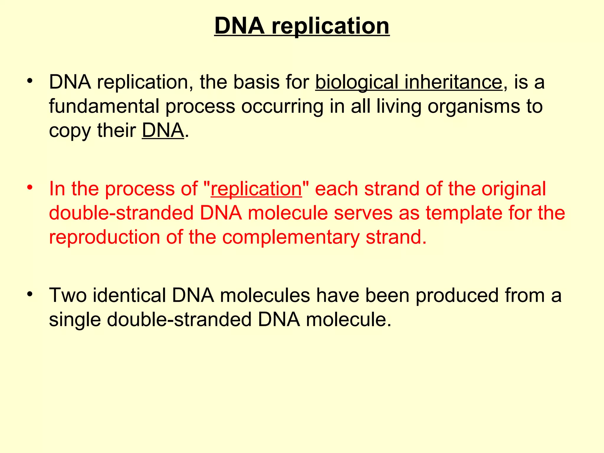 BASICS OF MOLECULAR BIOLOGY PPT