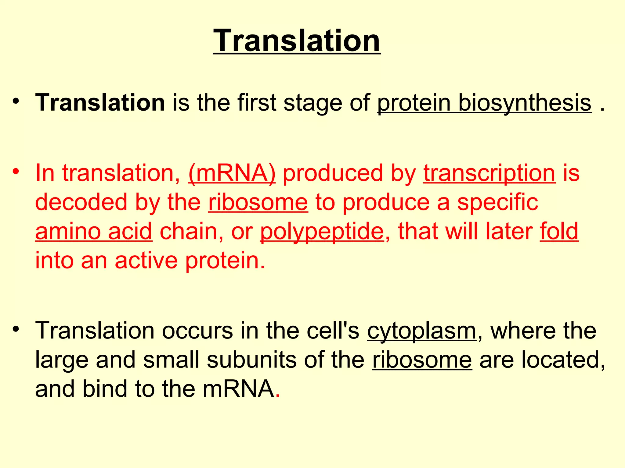 BASICS OF MOLECULAR BIOLOGY PPT