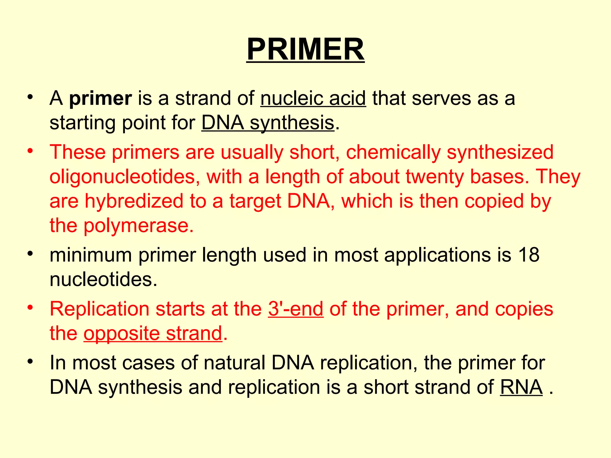 BASICS OF MOLECULAR BIOLOGY PPT