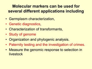 Basics of molecular biology tools and techniques | PPT