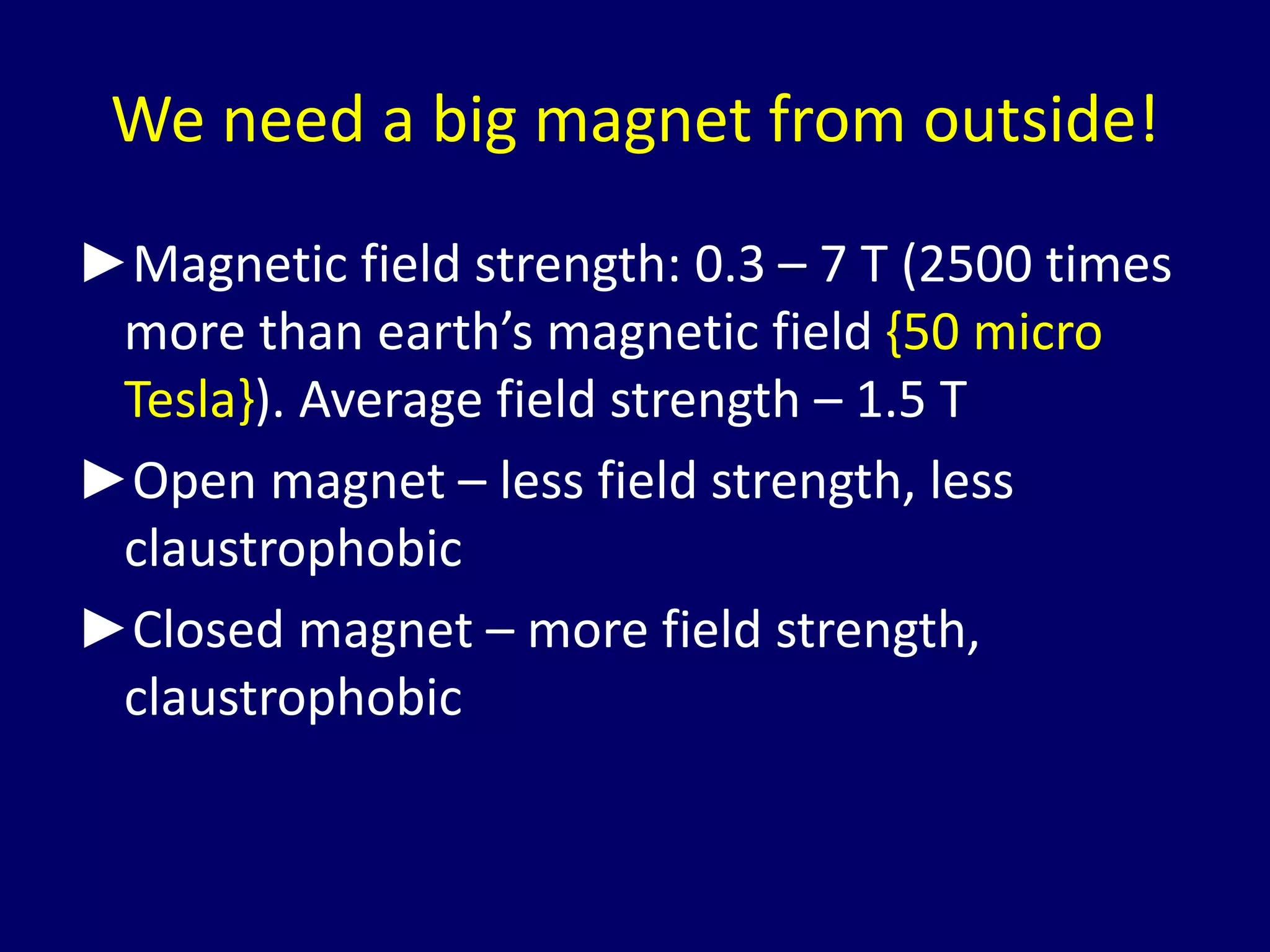 Basics of mri physics Dr. Muhammad Bin Zulfiqar | PPTX