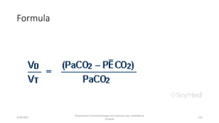 Formula
5/28/2021
Department of Anesthesiology and intensive care, Dadeldhura
Hospital
115
 