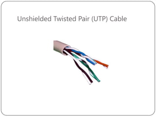 Unshielded Twisted Pair (UTP) Cable

 