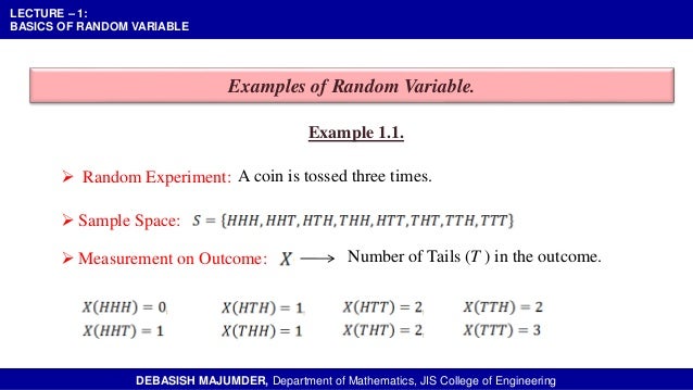 Basics of of random variable