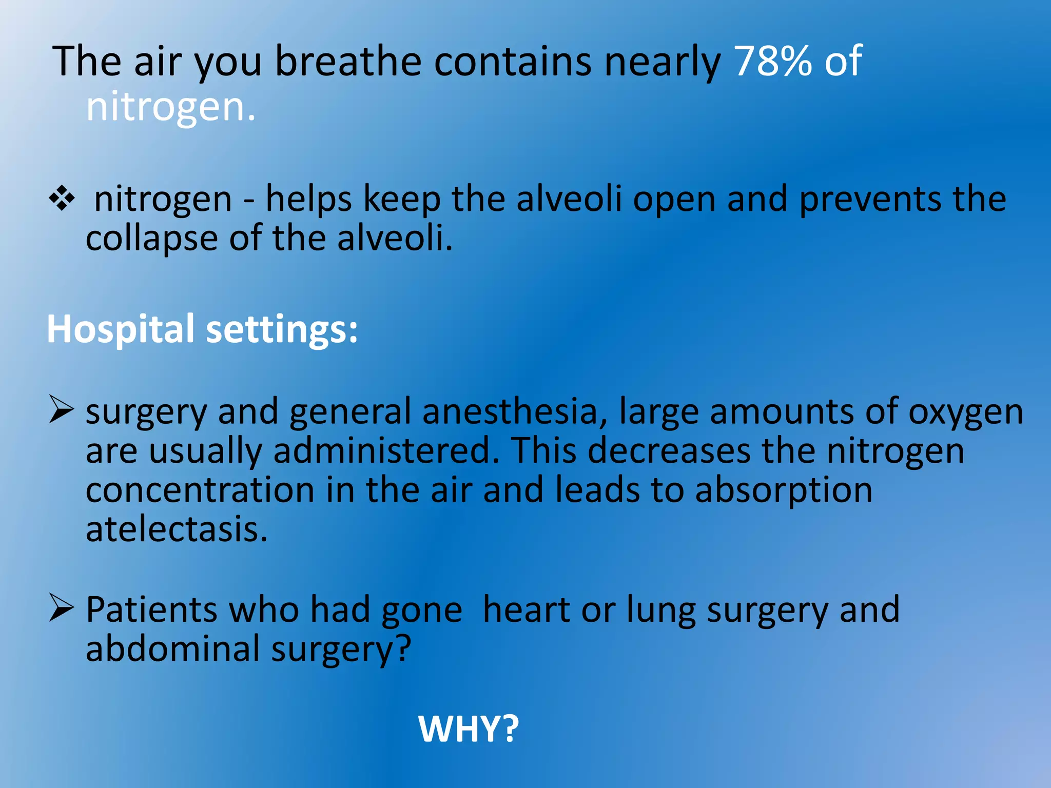 Basics of Oxygen Therapy