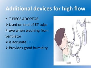 Fio2 T Piece Basics of Oxygen Therapy | PPTX