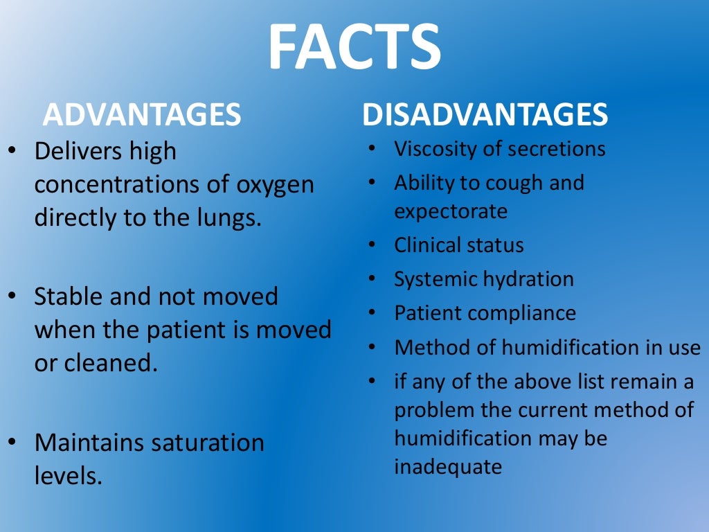 Basics of Oxygen Therapy