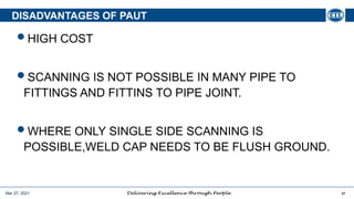 Basics of Phased array ultrasonic testing and TOFD.pptx