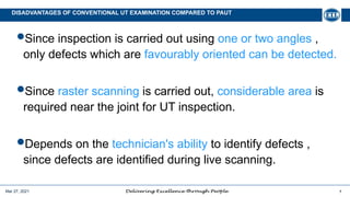 Basics of Phased array ultrasonic testing and TOFD.pptx