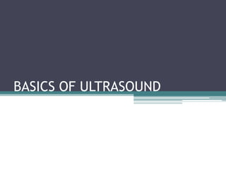Basics of peripheral nerve stimulator and ultrasound | PPT